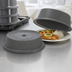 Thumbnail image #4 for Cambro Versa Camcover Round Fiberglass Plate Cover, 9-11/16 Inch Inside Diameter, Granite Gray