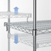 Thumbnail image #3 for Metro Super Adjustable Super Erecta Stainless Steel Wire Shelf, 36 Inch W x 18 Inch D