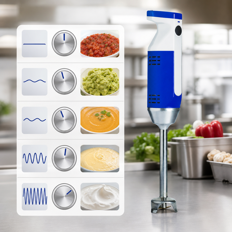Product image #3 for MiniPro Hand-Held Variable-Speed Immersion Blender with 6.5-Inch Detachable Stainless Steel Shaft