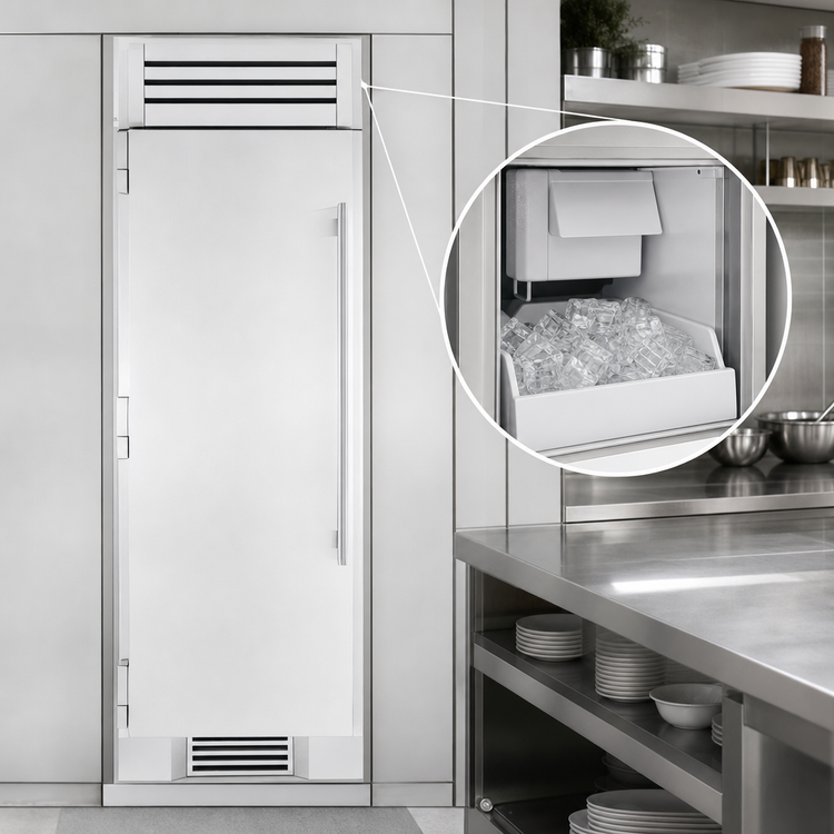 Product image #3 for True Residential 30-Inch Reach-In Freezer Column with Integrated Ice Maker, Left-Hinged Stainless Steel Door