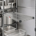 Thumbnail image #3 for Eagle Group Valu-Master QA2160V 60"W x 21"D Quad-Adjust Wire Shelf, 600-lb Capacity, Pewter Gray Epoxy Case of 2