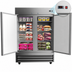 Thumbnail image #3 for KoolMore 54-Inch Two-Section Reach-In Refrigerator, 47 Cu. Ft., Bottom-Mount, Stainless Steel