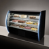 Thumbnail image #3 for Fogel Mirage Series Full-Service Curved Glass Refrigerated Bakery Display Case, 48-1/2 Inch Wide, Black Exterior