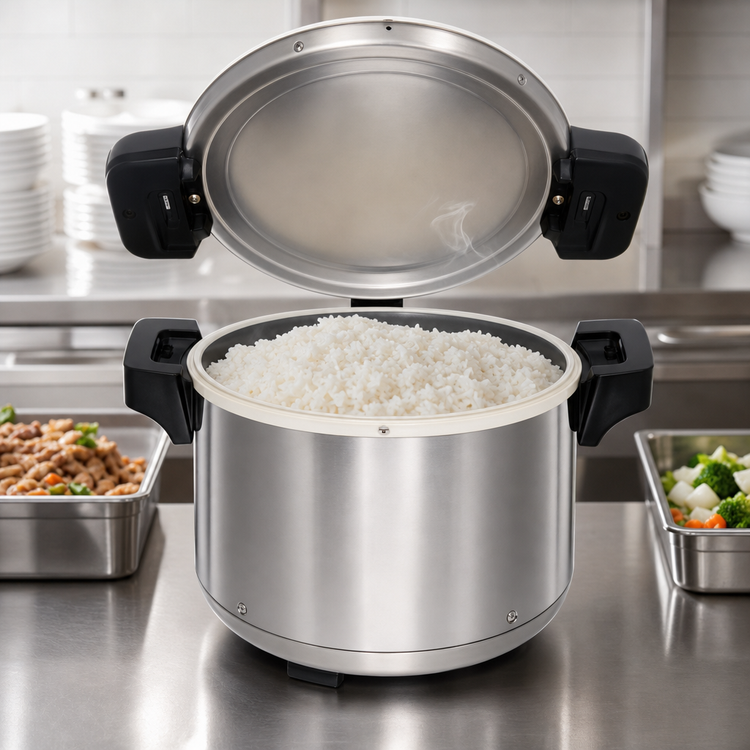 Product image #3 for RiceMaster 18 Quart Stainless Steel Countertop Electric Rice Warmer