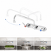 Thumbnail image #3 for T&S Brass B-1126 Splash-Mounted Workboard Faucet with 8-Inch Swing Nozzle, 8-Inch Centers