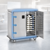 Thumbnail image #3 for FWE Ambient Insulated Stainless Steel 2-Door Meal Delivery Cart with 12 Pair Fixed Slides