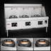 Thumbnail image #3 for MasterRange M-3-SS 3-Chamber Gas Wok Range with Stainless Steel Front and Sides
