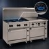 Thumbnail image #3 for Wolf Challenger XL 72-Inch Gas Restaurant Range with 6 Open Burners, 36-Inch Griddle and 2 Ovens