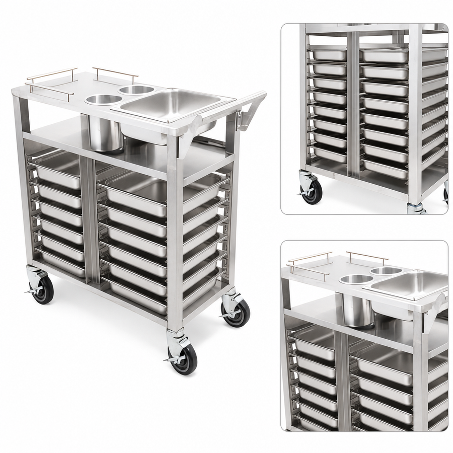 14 Half-Size Steam Table Pan Capacity