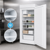 Thumbnail image #4 for Commercial Upright Frost-Free Reach-In Freezer with Factory-Installed Icemaker, 17 Cu. Ft., White
