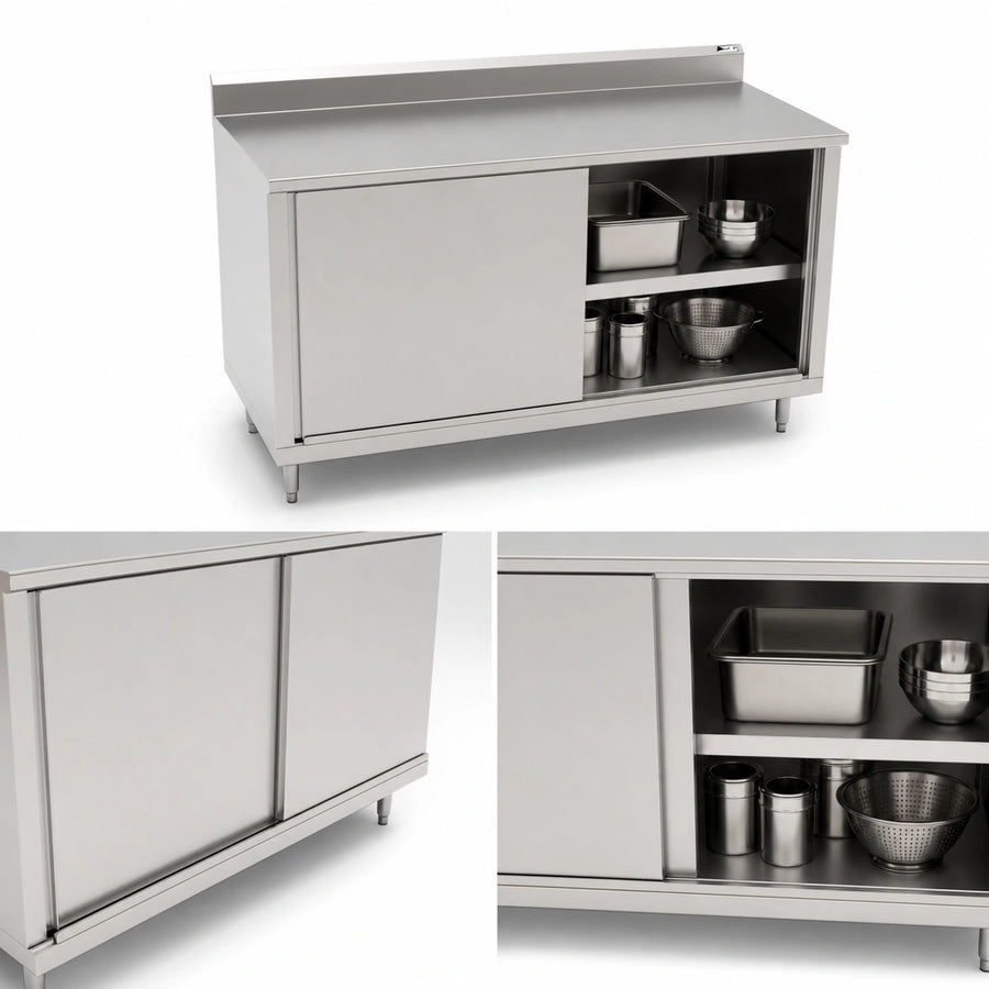 Cabinet Base With Sliding Doors
