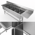 Thumbnail image #3 for John Boos Pro-Bowl 4-Compartment Sink with 30-Inch Right Drainboard, 14-Gauge Stainless Steel