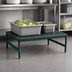 Thumbnail image #3 for QuadPlus Stationary Dunnage Rack with Louvered Polypropylene Mat, 36 x 21 x 14 Inches, 1000 lb. Capacity, Green Epoxy Finish