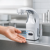 Thumbnail image #3 for ChekPoint Above-Deck Touchless Electronic Faucet, Single-Hole Deck Mount, Chrome-Plated Brass