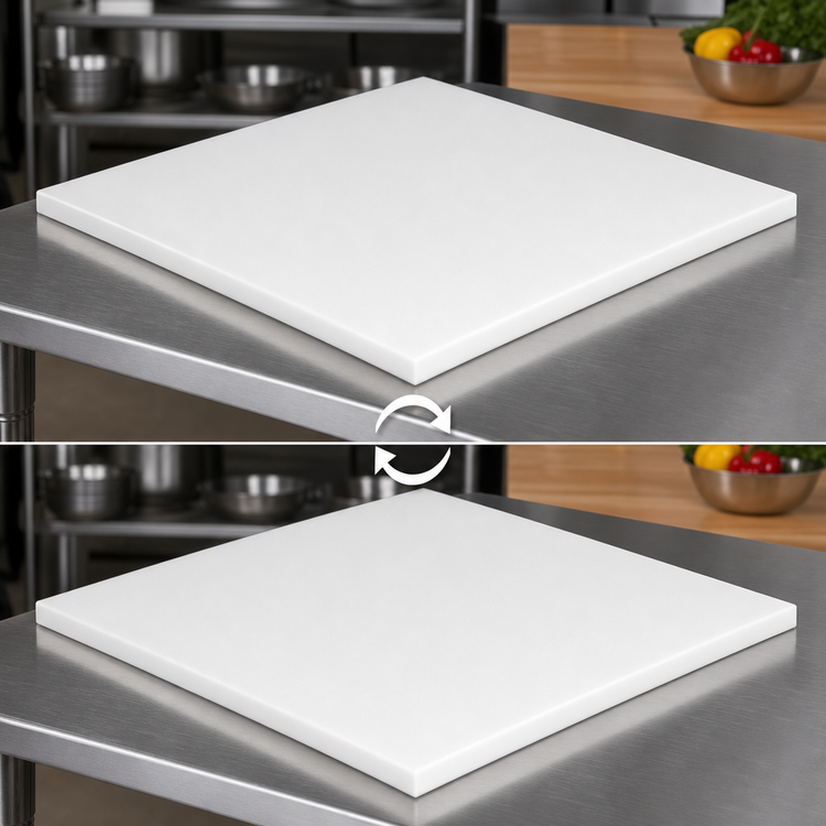Product image #3 for John Boos Reversible Poly Replacement Work Table Top, 96 x 24 x 3/4 Inch, for TC, M & GMT Tables