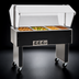 Thumbnail image #3 for Eagle Service Mate Deluxe Portable Buffet Hot Food Table, 63-1/2-Inch Wide, 4-Well, 120V, Open Base