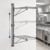 Thumbnail image #3 for Eagle Group Adjustable Post Wire Wall Mount Prepackaged End Unit for 14-Inch Shelves