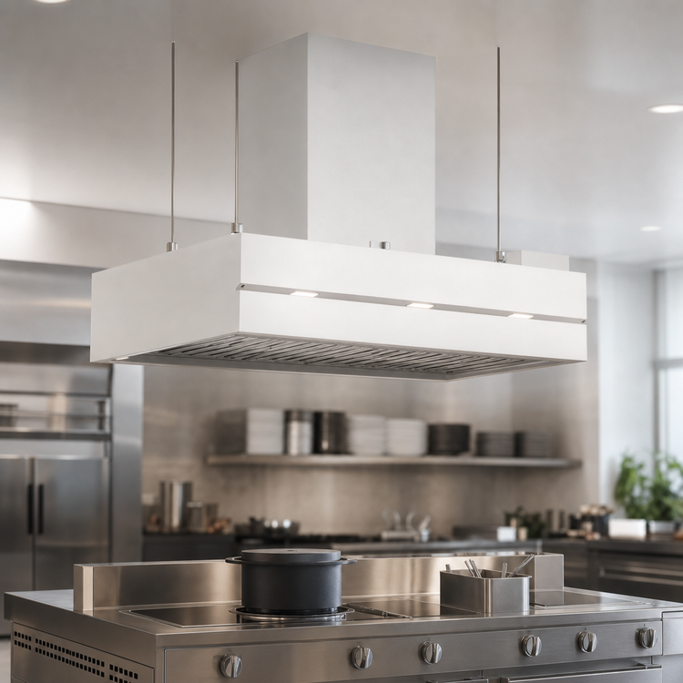Product image #4 for Avtec SimpleSpec 72-Inch Square Type I Exhaust-Only Island Display Cooking Hood