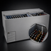 Thumbnail image #3 for Glastender 60-Inch Stainless Steel Flat Top Deep Well Slide Top Bottle Cooler