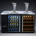 Thumbnail image #3 for Pro-Line E-Series Dual-Temperature Wine Cooler Dispenser, 59-1/2-Inch Wide, 2-Section, Self-Contained Refrigeration
