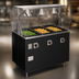 Thumbnail image #3 for Vollrath 2-Series Affordable Portable Deluxe 3-Well Mobile Hot Food Station with Lighted Breath Guard