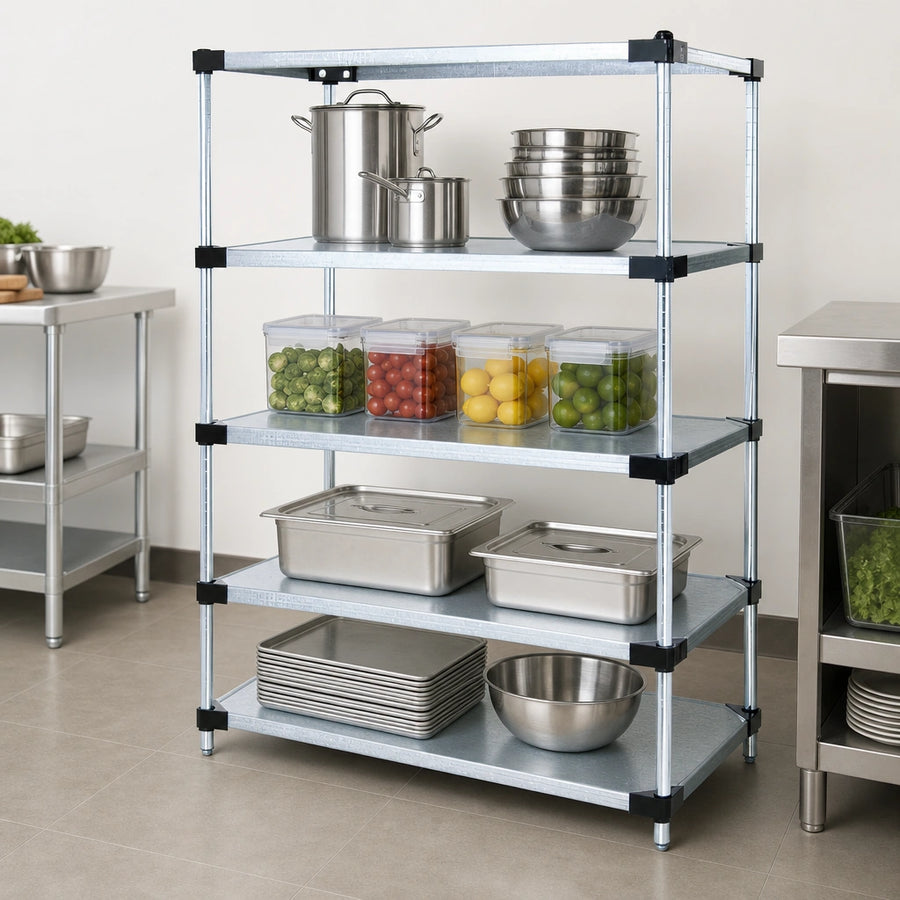 4 Solid Shelves