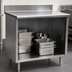 Thumbnail image #3 for Eagle Spec-Master Open Front Enclosed Worktable with Backsplash, 120W x 24D