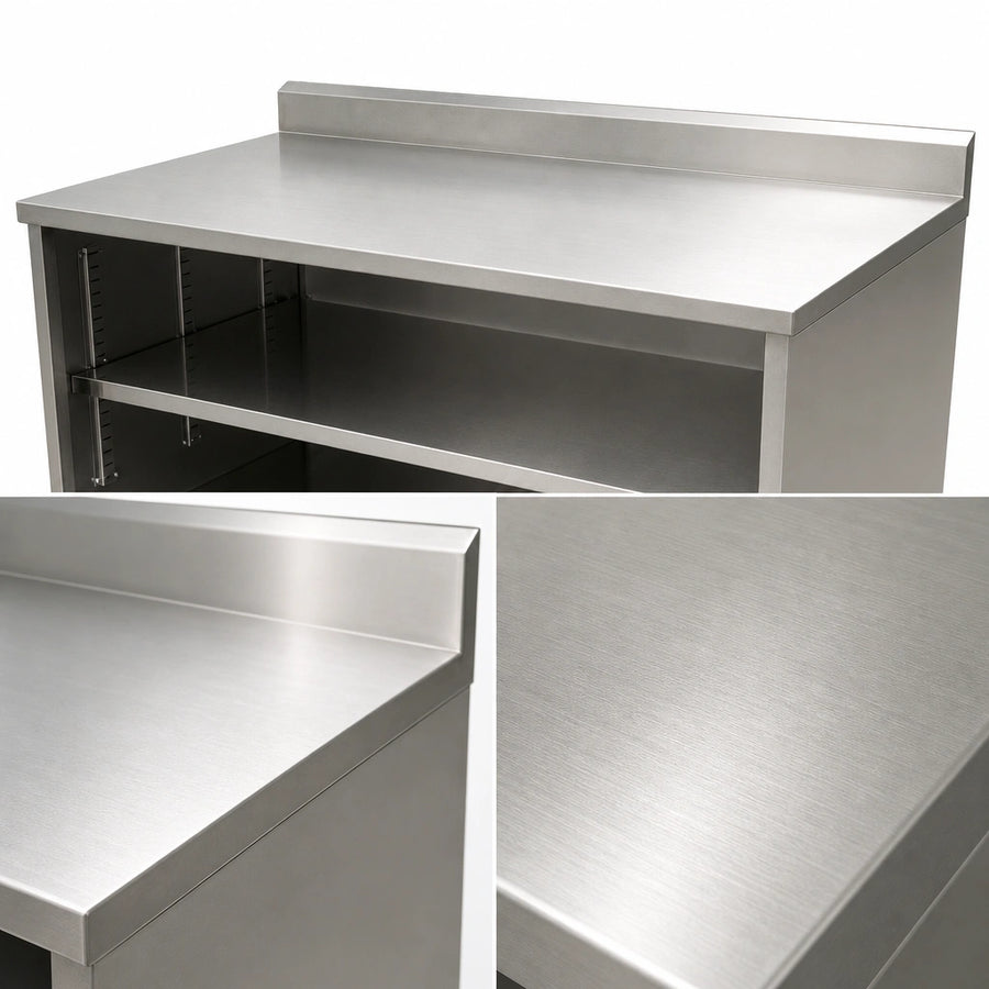 14-Gauge 304 Stainless Steel Top