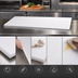 Thumbnail image #3 for John Boos PL66 Reversible High-Density Polyethylene Steam Table Cutting Board, 96 x 8 x 3/4 Inch