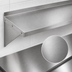 Thumbnail image #3 for John Boos Stallion EWS8-1296-X 96 Inch W x 12 Inch D Wall-Mounted Stainless Steel Shelf
