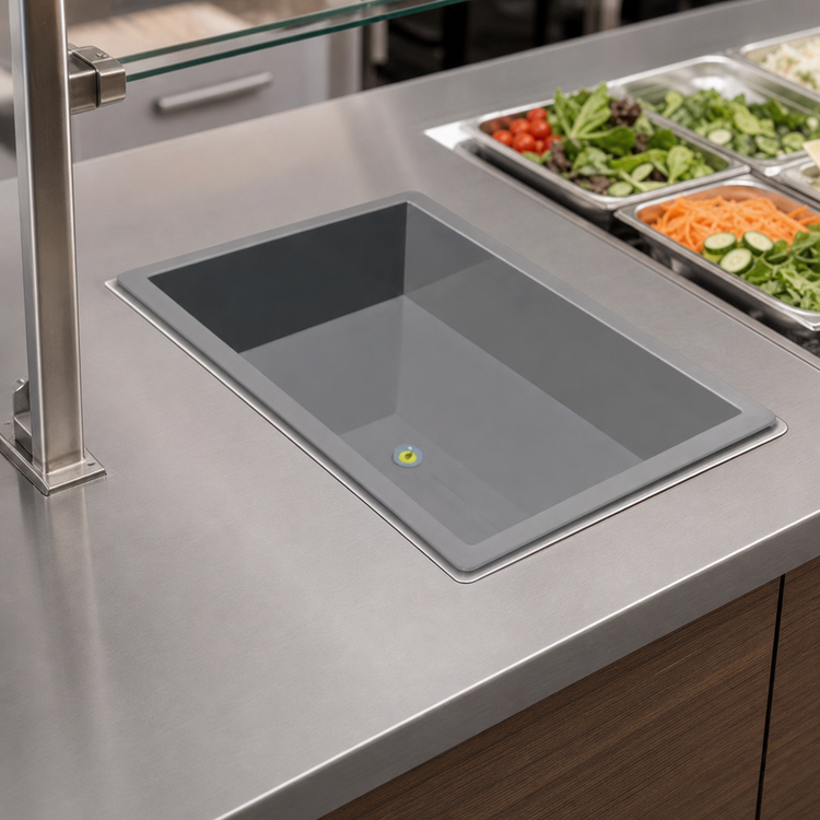 Product image #3 for Vollrath 36450 Two-Pan Drop-In Non-Refrigerated Ice-Cooled Cold Pan