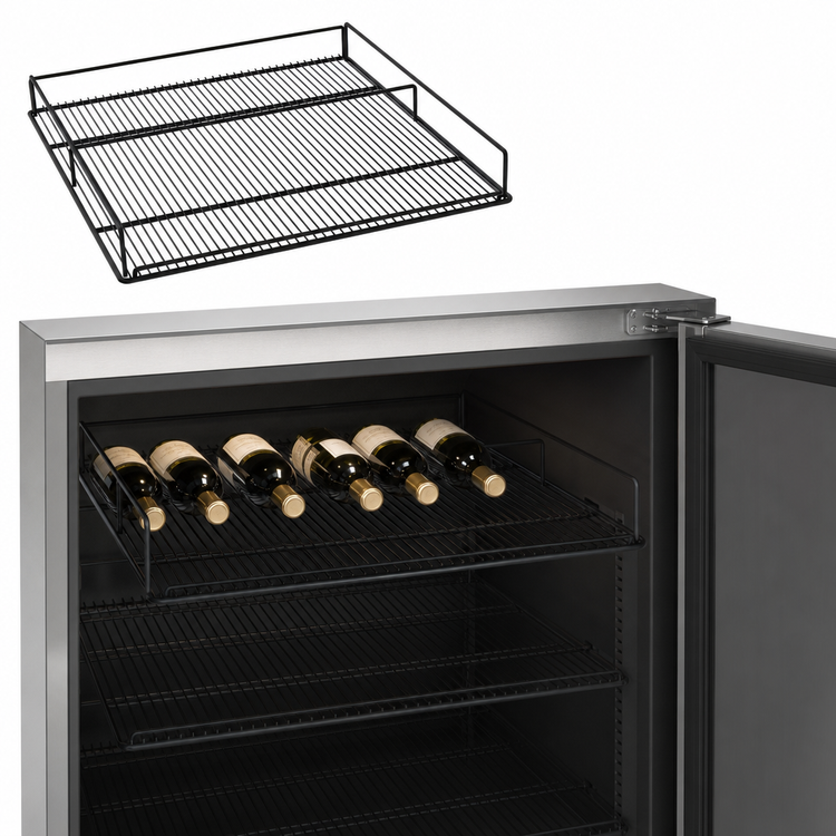 Product image #3 for Flat Black Wine Rack for MMR49, 12-Bottle Capacity