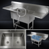 Thumbnail image #3 for John Boos Pro-Bowl 2-Compartment Stainless Steel Sink with Two 30-Inch Drainboards