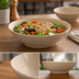 Thumbnail image #4 for Winco 52 oz. Tan Round Rimless Melamine Bowl