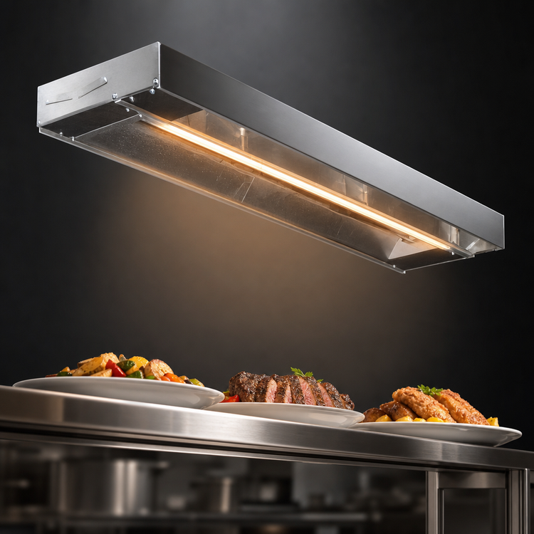 Product image #3 for Eagle RedHots 42-Inch High-Watt Unlighted Single-Rod Strip Heat Lamp with Remote, 240V