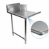 Thumbnail image #3 for BK Resources 48-Inch Straight Clean Dish Table, Right-to-Left, 18 Gauge 304 Stainless Steel