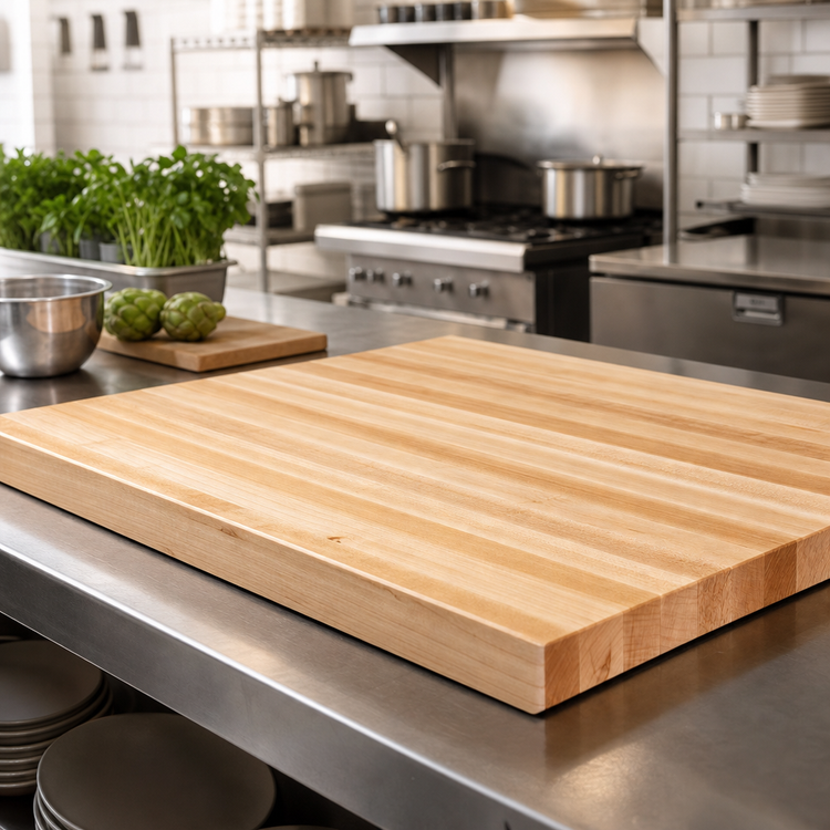 Product image #3 for Boos Block Northern Hard Rock Maple Edge Grain Kitchen Countertop, 144 x 32 x 1-1/2-Inch, Varnique Finish
