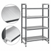 Thumbnail image #3 for Cambro Camshelving Elements XTRA Solid 4-Tier Stationary Starter Unit, 21 x 54 x 84 Inches, Speckled Gray