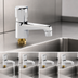 Thumbnail image #3 for Krowne Royal Series Single-Hole Deck Mount Self-Closing Metering Faucet, Polished Chrome, 1.5 GPM