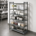 Thumbnail image #3 for Cambro Camshelving Basics Plus 5-Shelf Stationary Starter Polymer Shelving Unit, 18 x 54 x 72 Inches, Brushed Graphite
