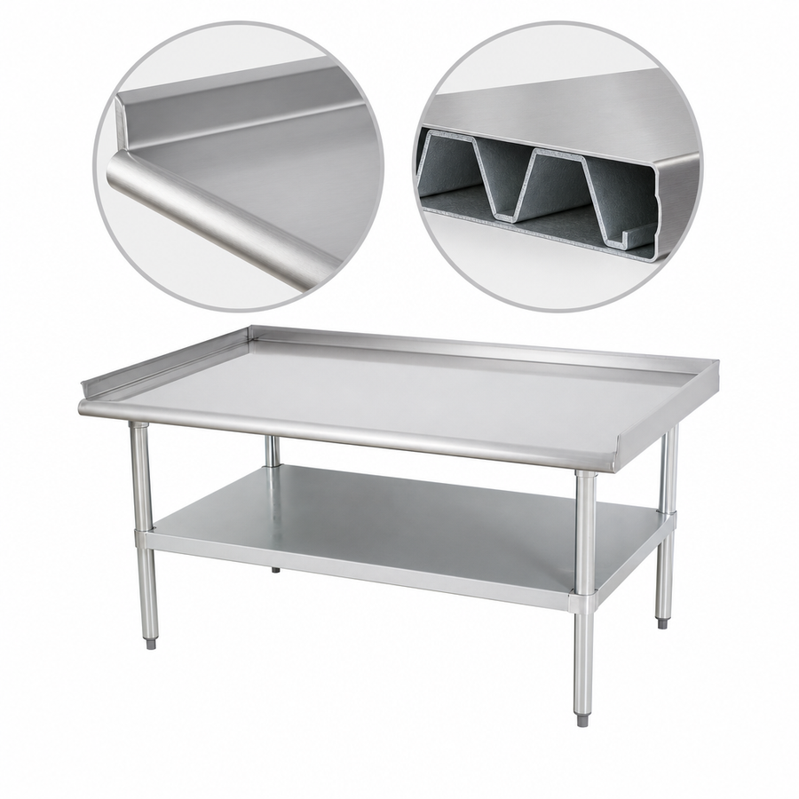 Reinforced Stainless Steel Top