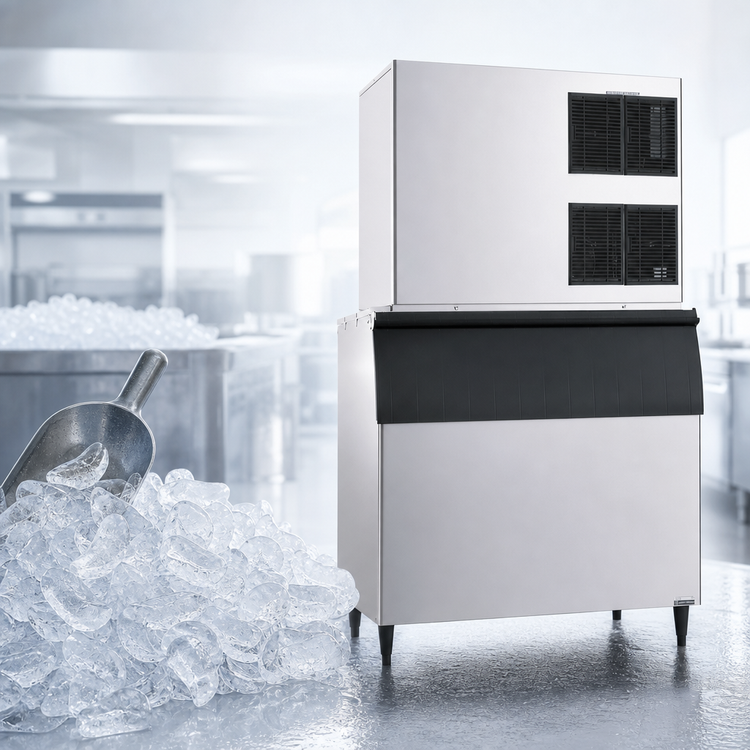 Product image #3 for Hoshizaki KM-1900SAJ3 Stackable Crescent Cube Ice Maker, Air-Cooled, Self-Contained, 48-Inch Wide, 3-Phase