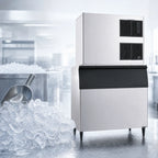 Thumbnail image #3 for Hoshizaki KM-1900SAJ3 Stackable Crescent Cube Ice Maker, Air-Cooled, Self-Contained, 1,865 lb/24 Hours, 48-Inch Wide