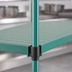 Thumbnail image #3 for Eagle Group QuadPLUS Solid Green Polymer Shelf Mat with Quad-Adjust Wire Frame, 72 x 24 Inches