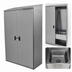 Thumbnail image #4 for Advance Tabco Double Width Stainless Steel Mop Sink Cabinet with Right-Side Mop Sink, 84 Inch High