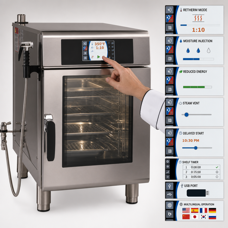 Product image #3 for Alto-Shaam CT Express CombiTherm CTX4-10E Electric Boilerless Countertop Combi Oven