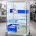 Thumbnail image #3 for Quantum 10 Gauge Clear Vinyl Wire Cart Cover with Zipper Flap, 24 x 60 x 74 Inches