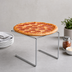 Thumbnail image #4 for American Metalcraft 12-Inch Square Chrome-Plated Steel Universal Pizza Stand