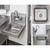Thumbnail image #3 for BK Resources Space Saver 9 x 9 Wall-Mount Hand Sink Package with Lead-Free Faucet