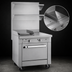 Thumbnail image #3 for Southbend Platinum Heavy Duty 32-Inch Gas Sectional Range with Full-Width Graduated Hot Top and Cabinet Base